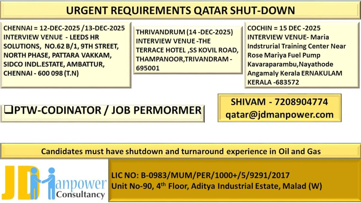URGENTS QATAR SHUT-DOWN