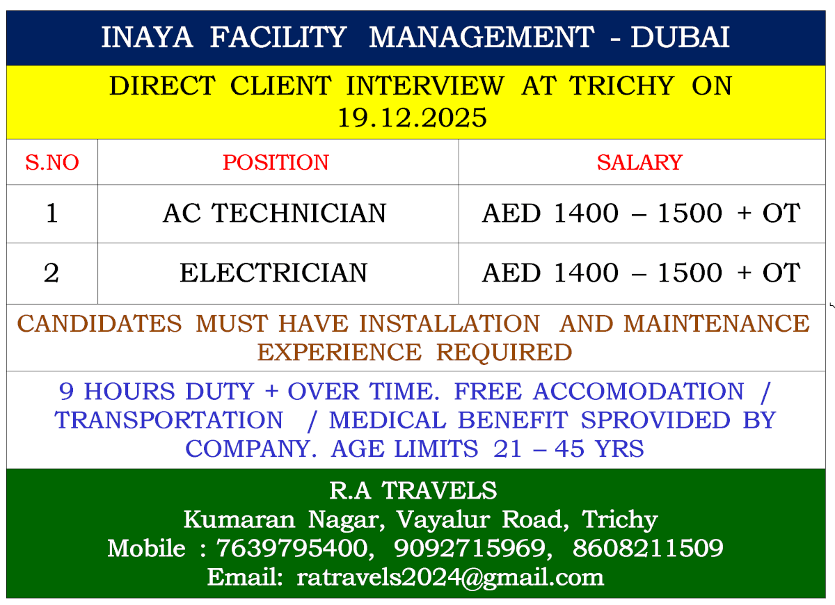 INAYA FACILITY MANAGEMENT - DUBAI INAYA FACILITY MANAGEMENT - DUBAI