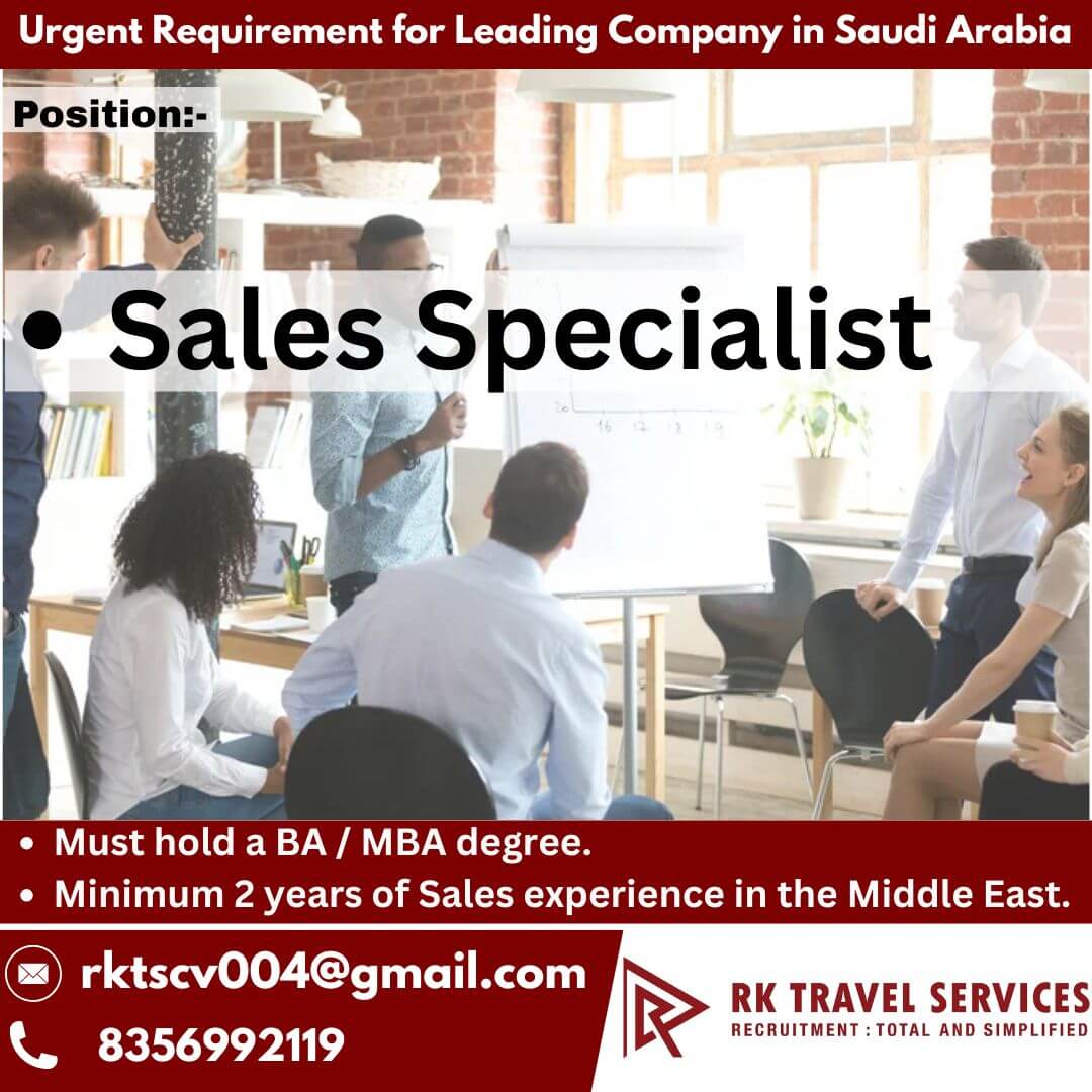 Hiring For Leading Company - Saudi Arabia