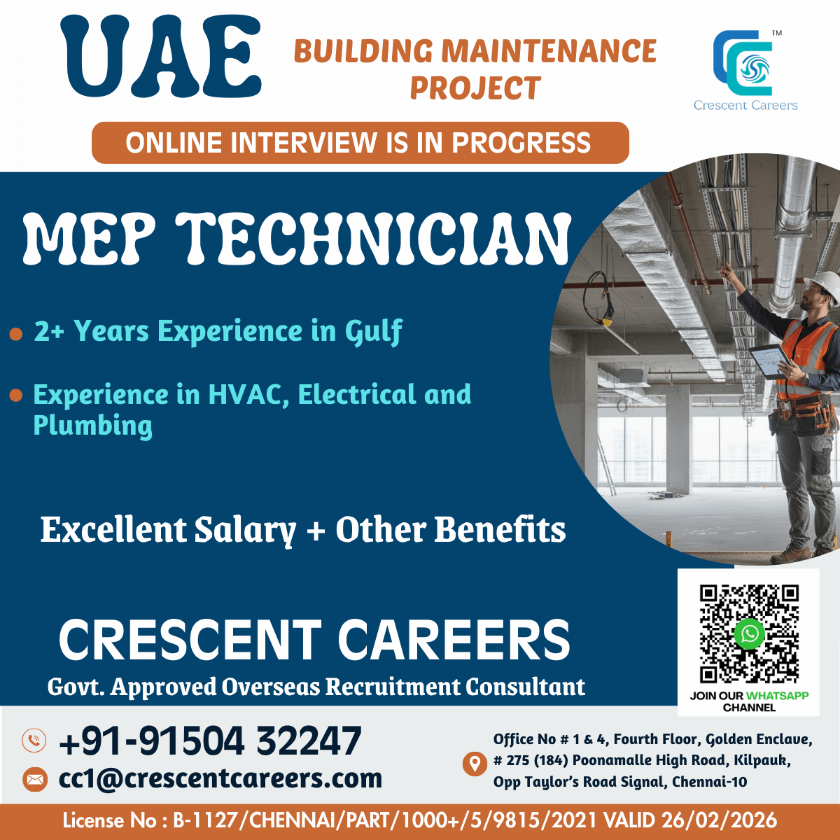 MEP TECHNICIAN MEP TECHNICIAN