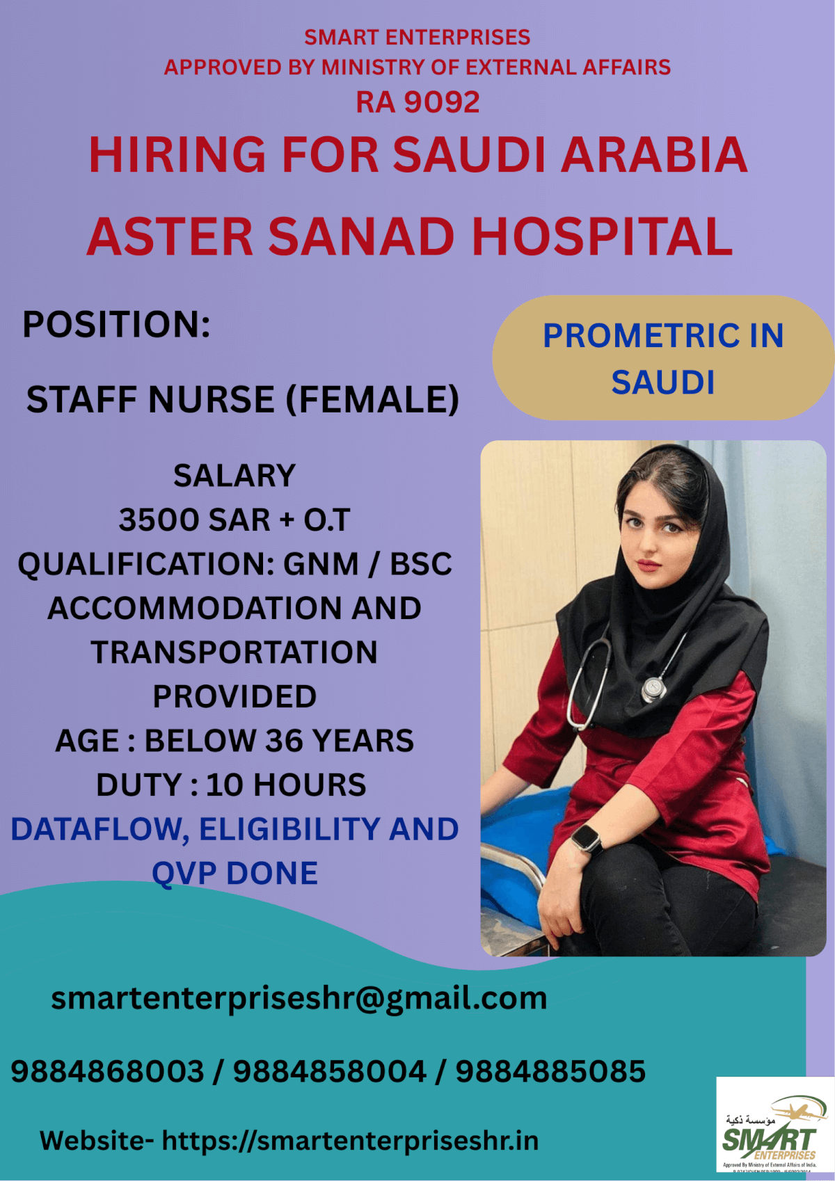 URGENT REQUIREMENT FOR SAUDI ARABIA URGENT REQUIREMENT FOR SAUDI ARABIA