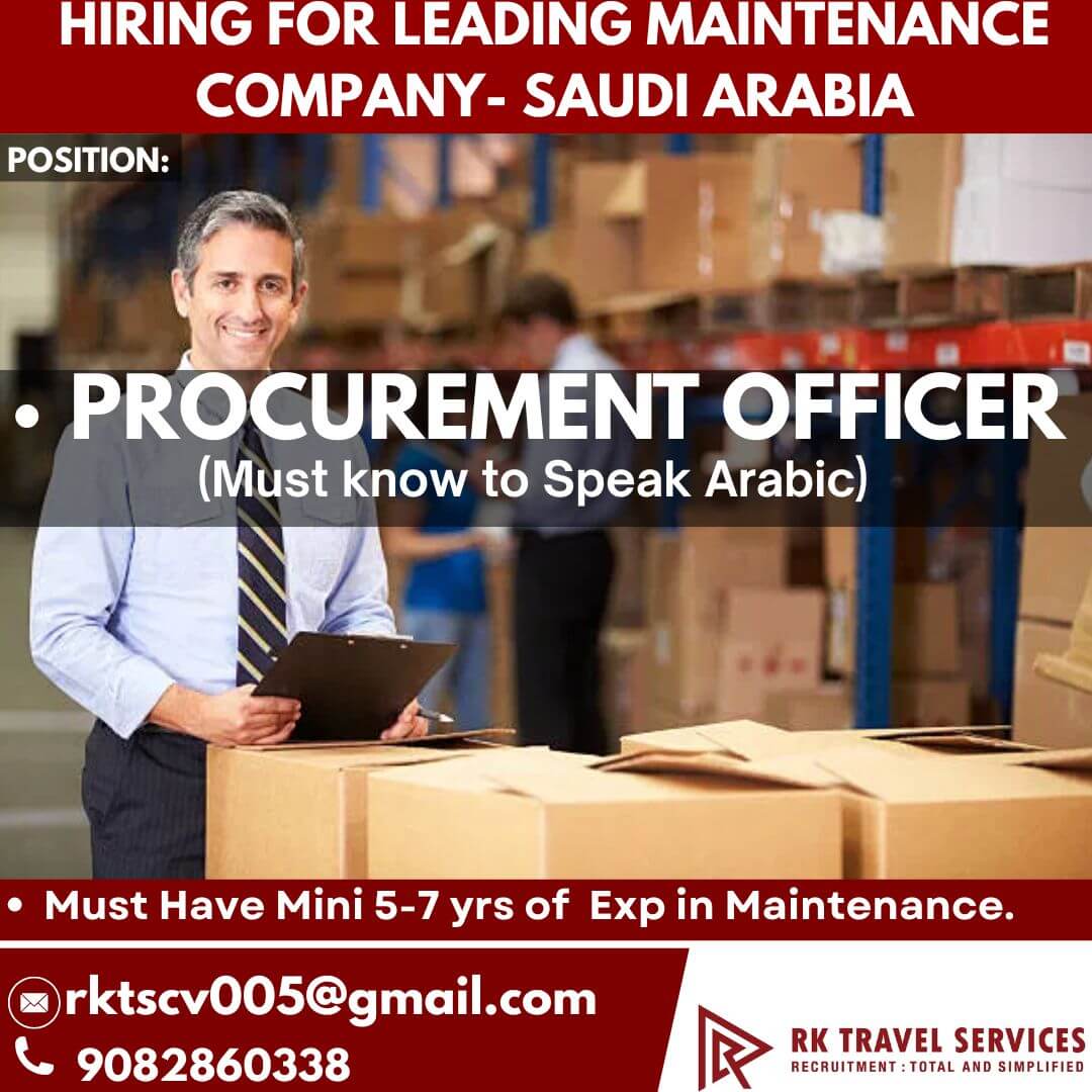 HIRING FOR LEADING MAINTENANCE COMPANY- SAUDI ARABIA HIRING FOR LEADING MAINTENANCE COMPANY- SAUDI ARABIA