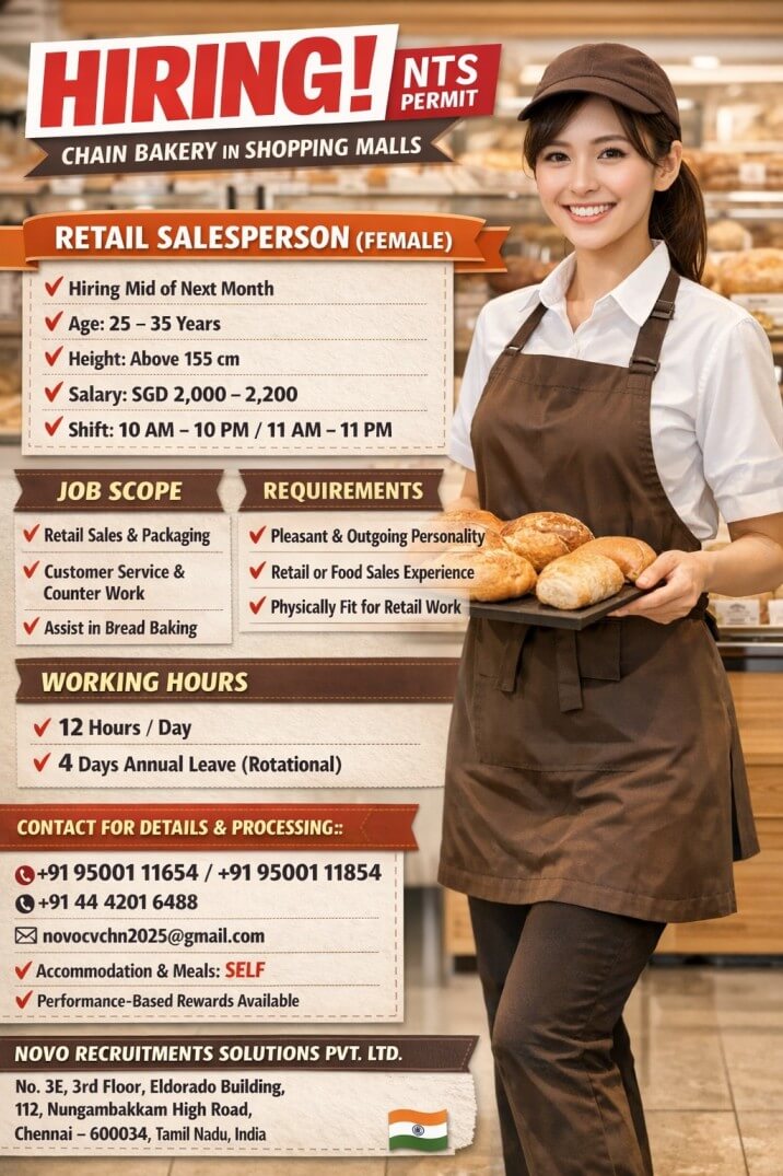 Retail Salesperson (Female Only)