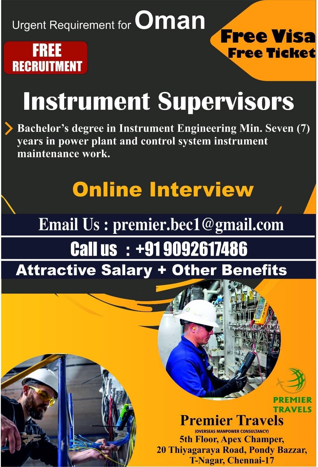 Instrument Supervisor Instrument Supervisor