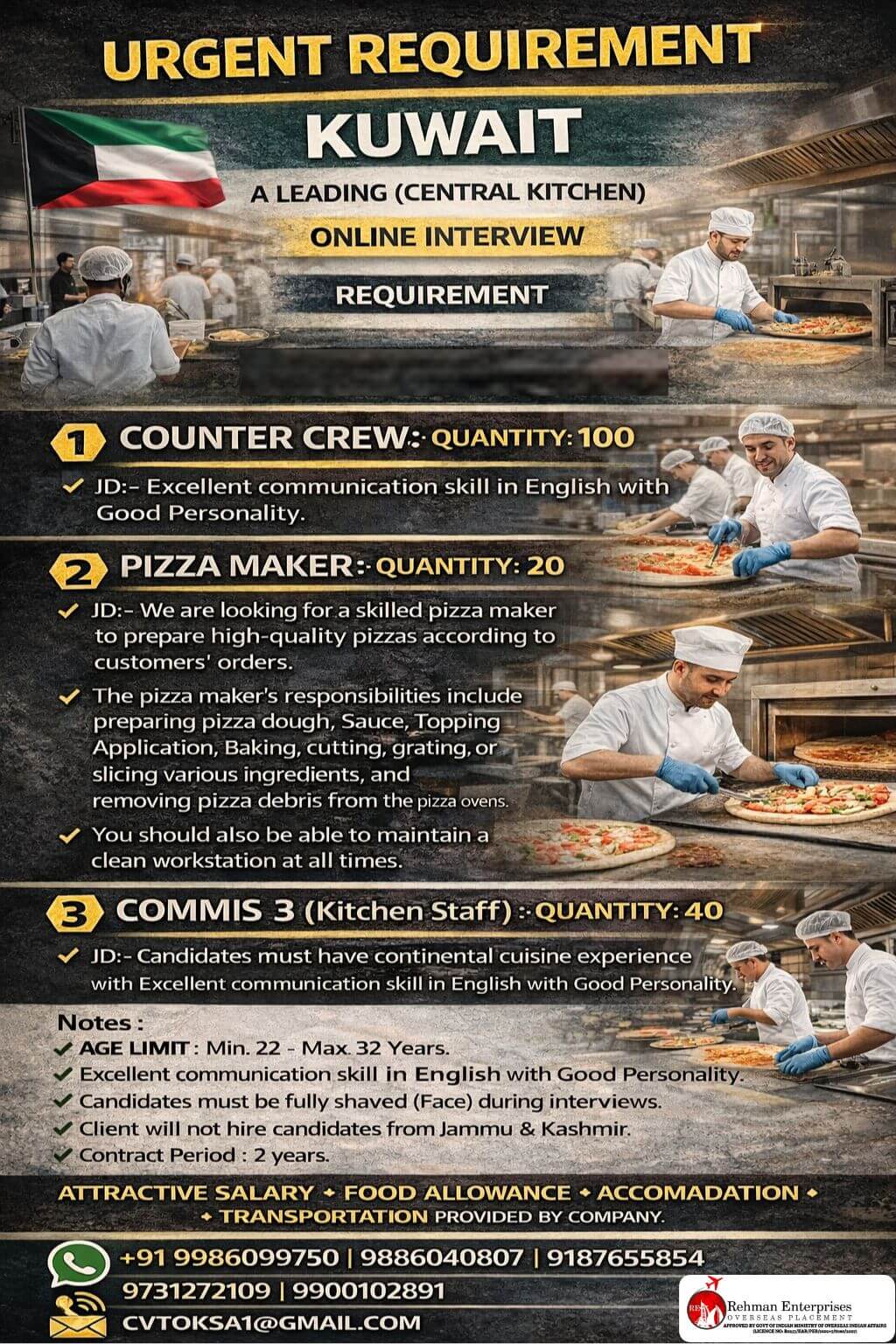 URGENT REQUIREMENT FOR KUWAIT URGENT REQUIREMENT FOR KUWAIT