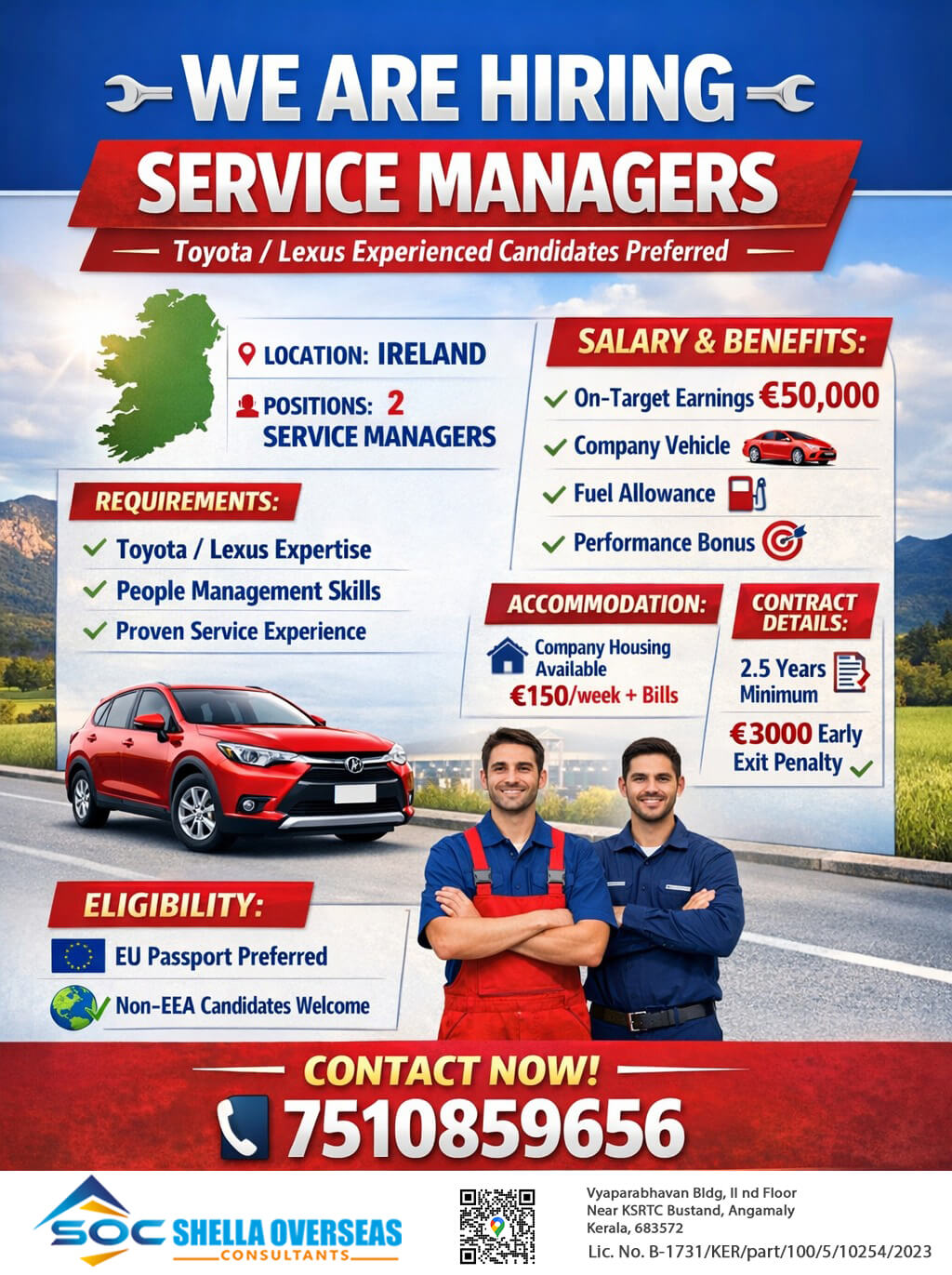 Service Manager Ireland