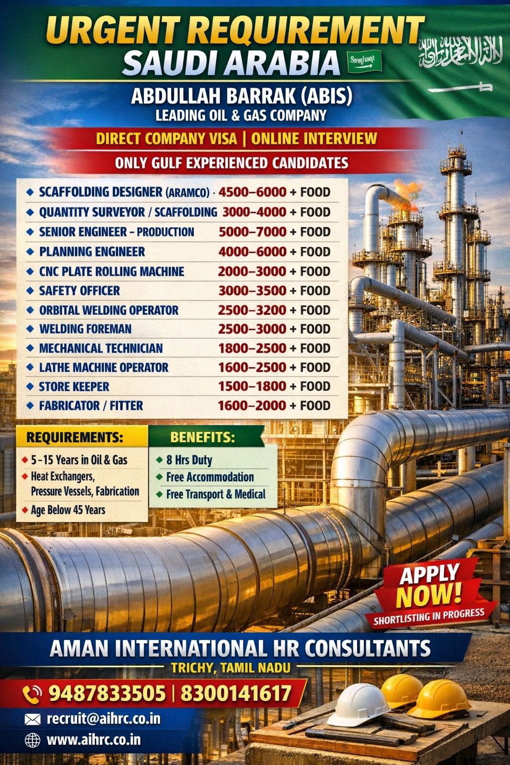 OIL & GAS PROJECT-SAUDI