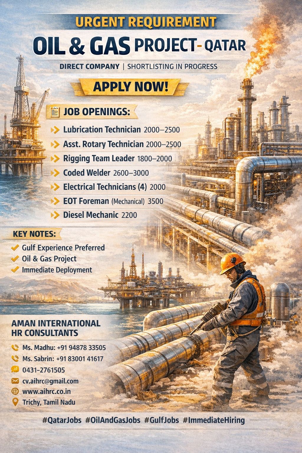 OIL & GAS PROJECT-QATAR