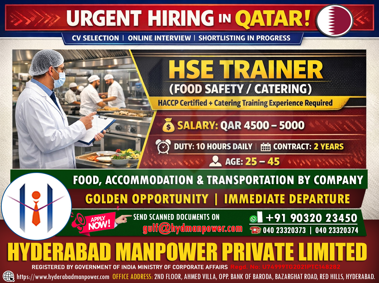 Hiring for Qatar