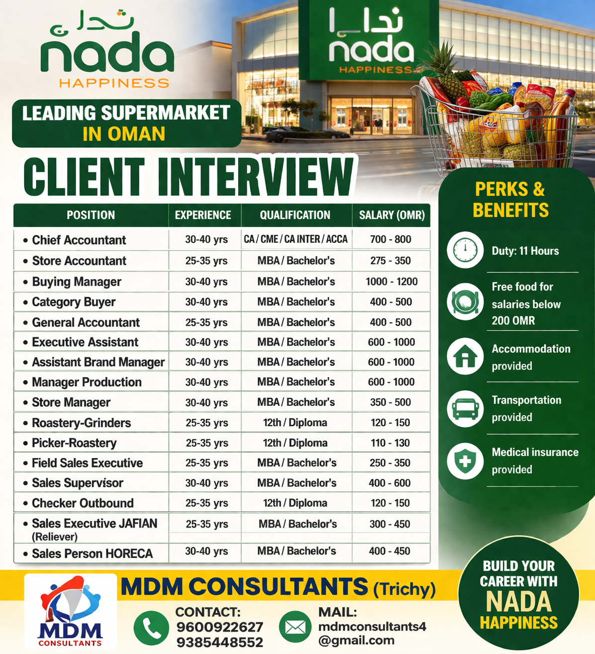 A LEADING SUPERMARKET OMAN (NADA HAPPINESS)