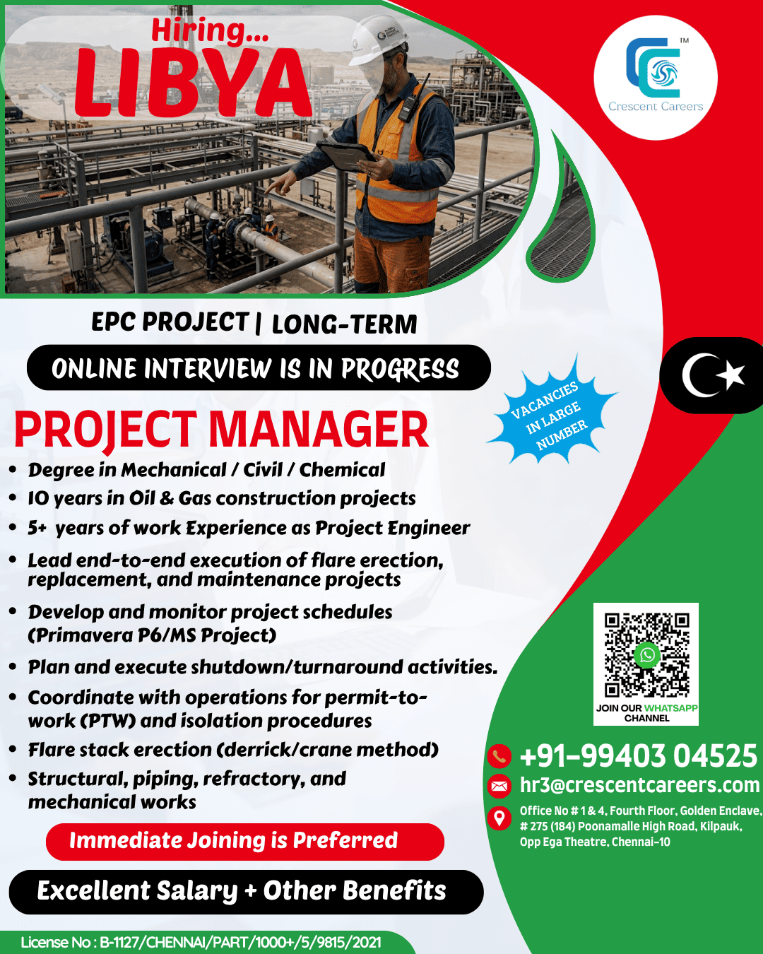 PROJECT MANAGER-LIBYA