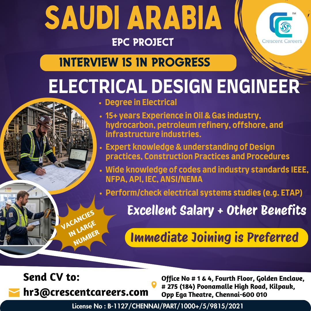 ELECTRICAL DESIGN ENGINEER