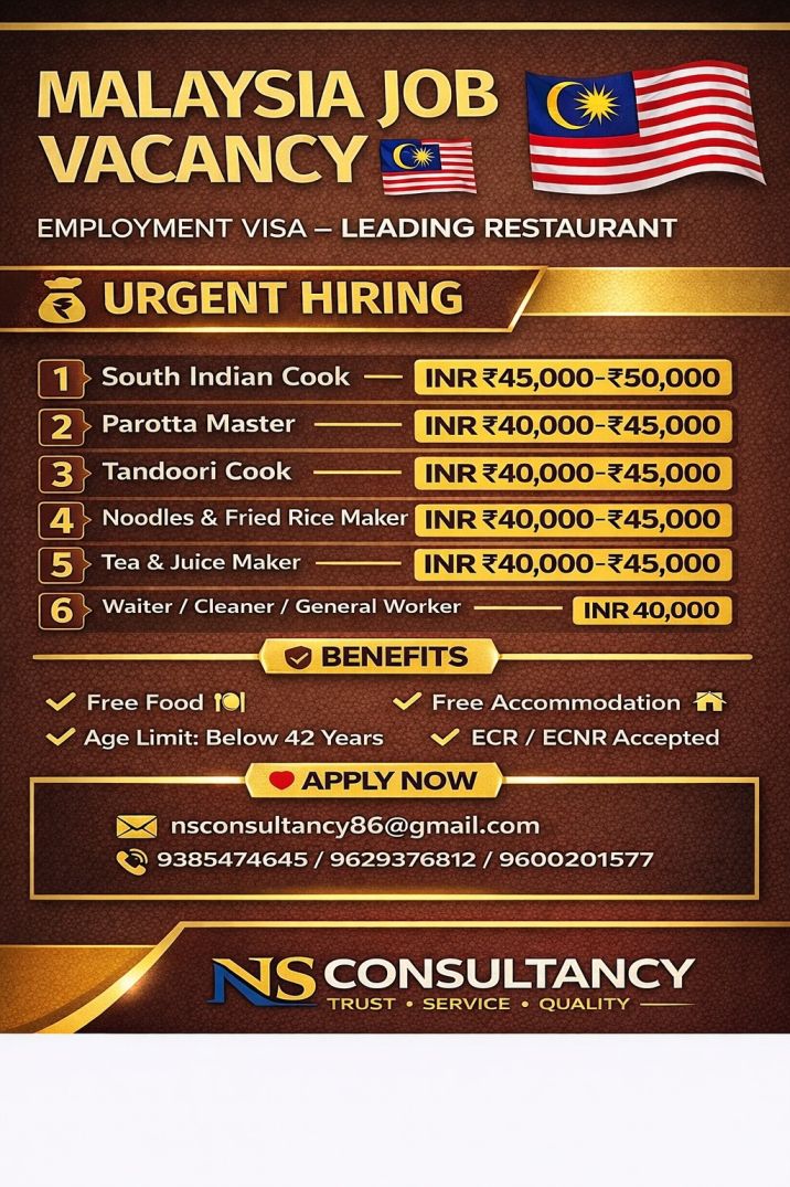 LEADING RESTAURANT REQUIREMENT FOR MALAYSIA