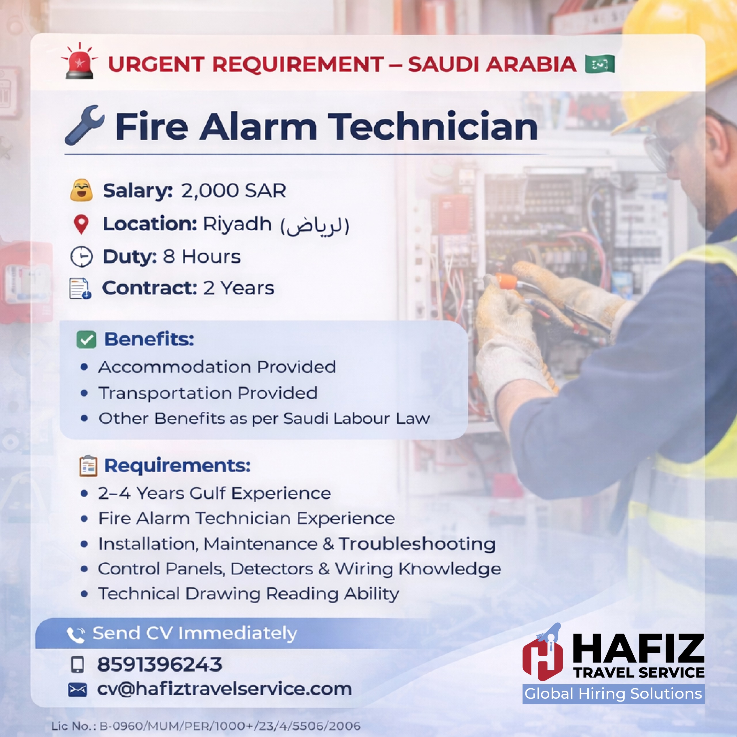 ? URGENT REQUIREMENT – SAUDI ARABIA (RIYADH) ??