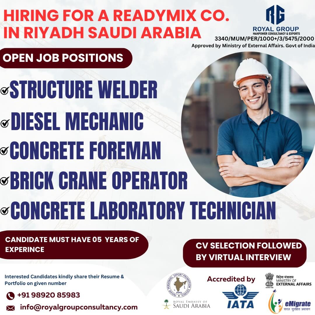 CONCRETE FOREMAN CONCRETE FOREMAN