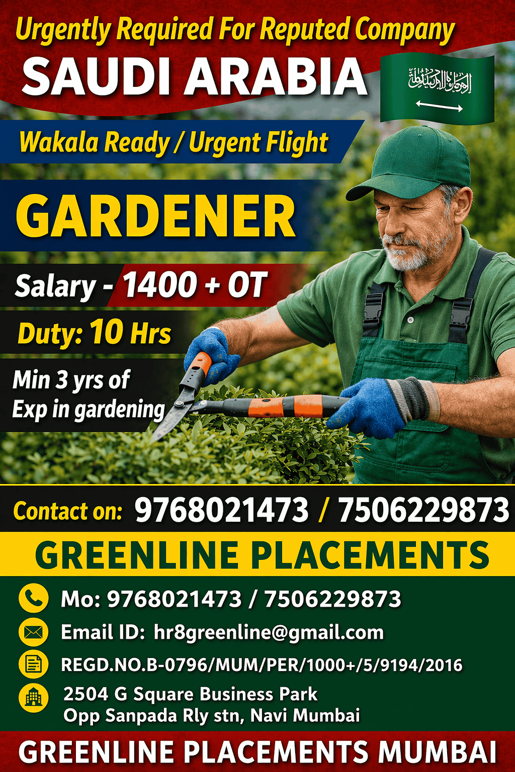 URGENTLY REQUIRED FOR REPUED CO. K.S.A