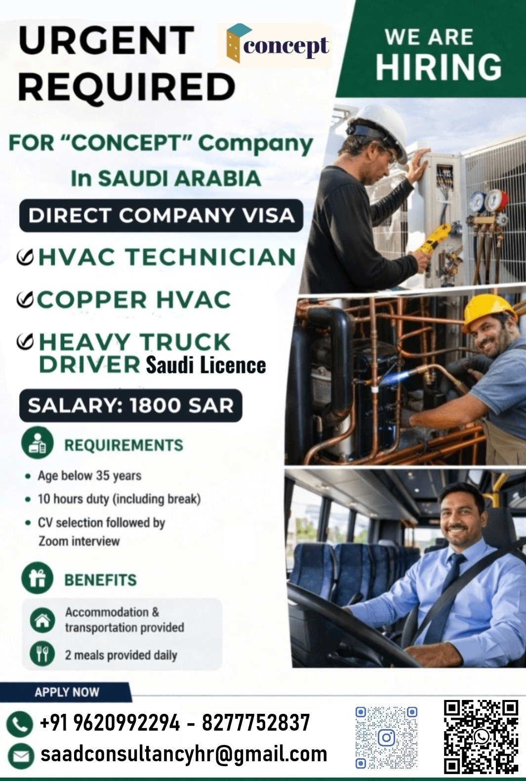 HIRING FOR CONCEPT-SAUDI
