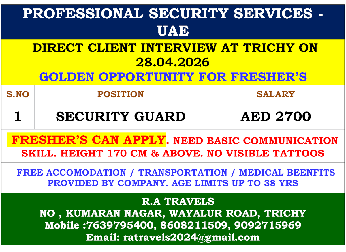 PROFESSIONAL SECURITY SERVICES - UAE