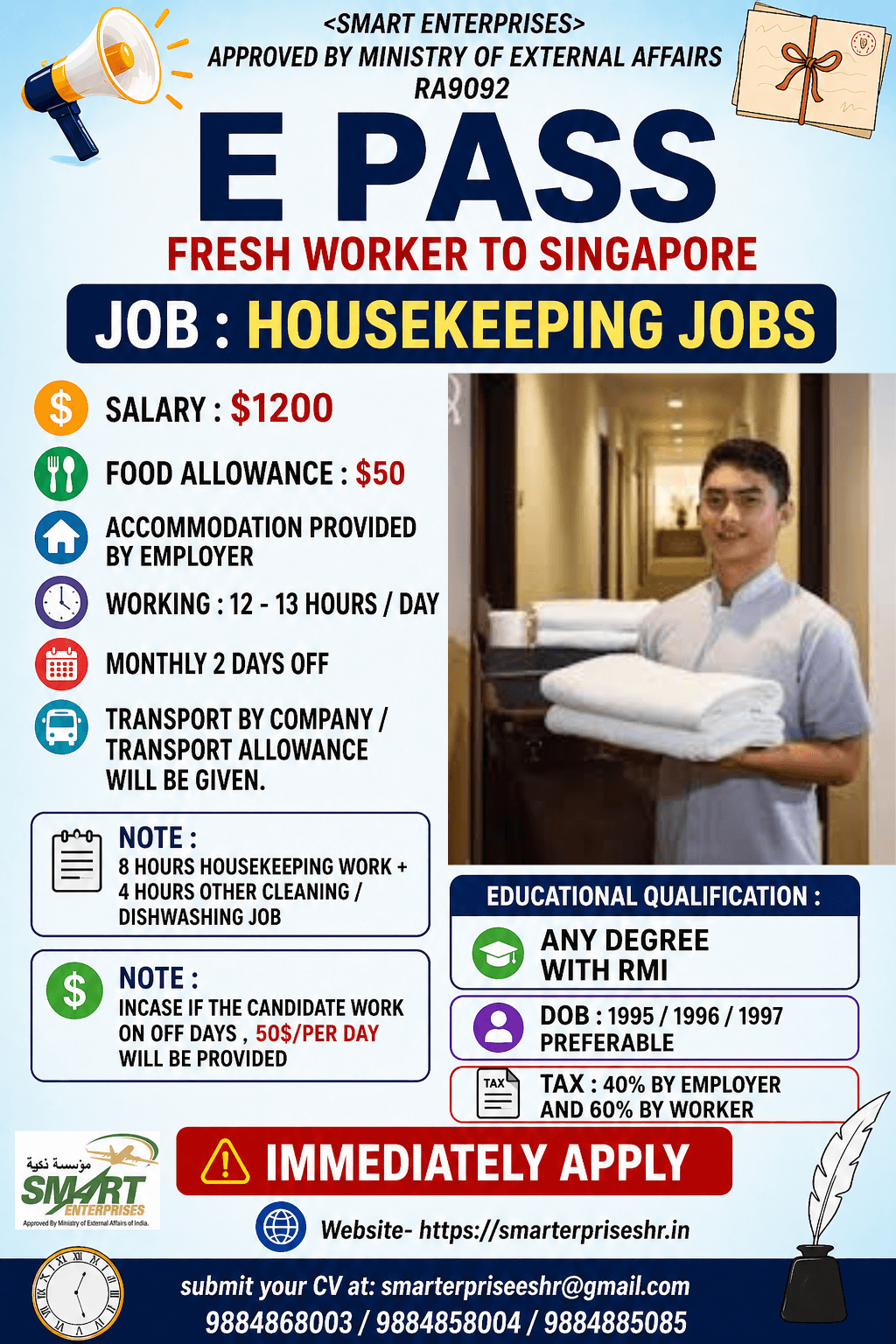 HOUSEKIPING JOBS