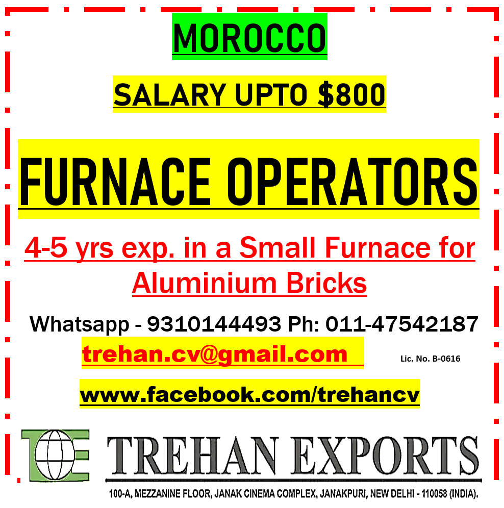 FURNACE OPERATORS FURNACE OPERATORS