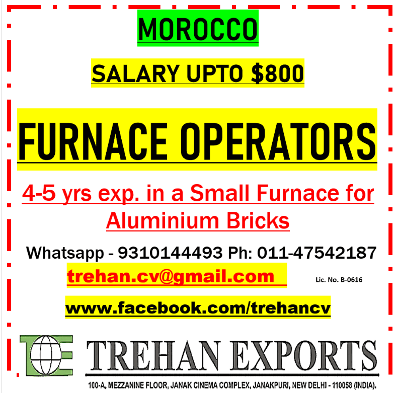 FURNACE OPERATORS FURNACE OPERATORS