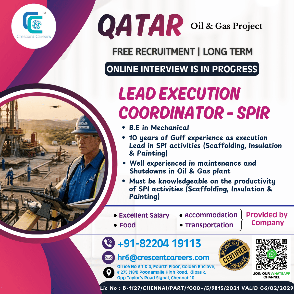 LEAD EXECUTION COORDINATOR - SPIR LEAD EXECUTION COORDINATOR - SPIR