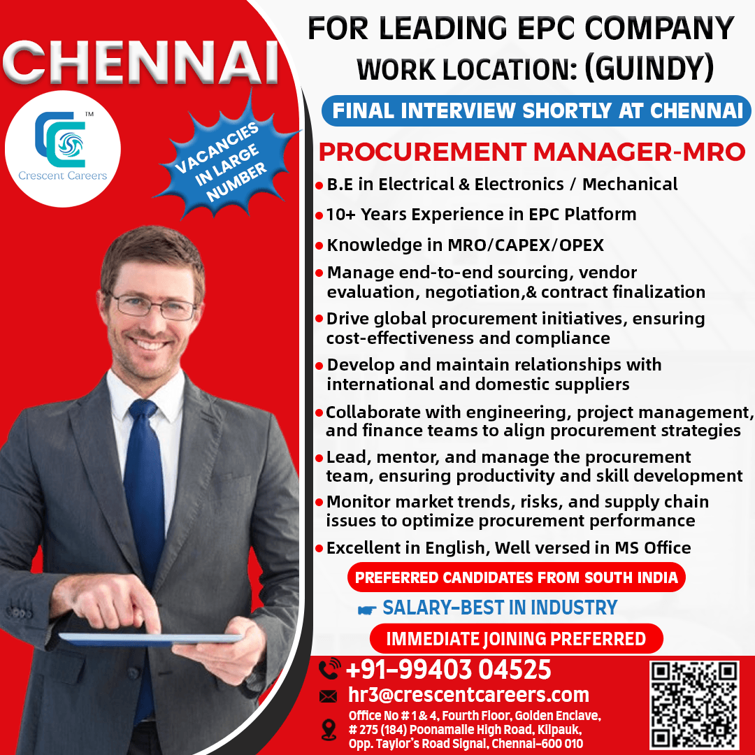PROCUREMENT MANAGER-MRO PROCUREMENT MANAGER-MRO