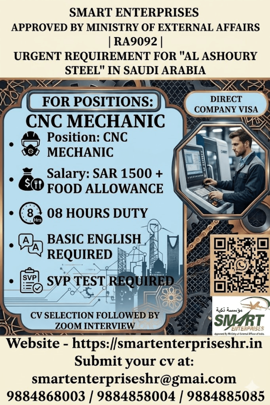 CNC OPERATER