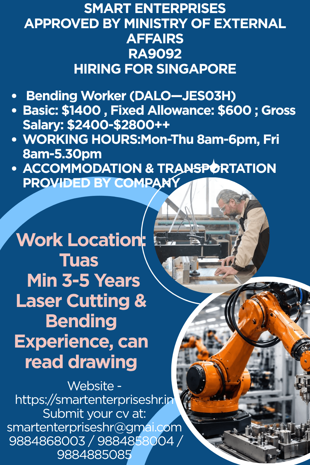 Bending Worker (DALO—JES03H)
