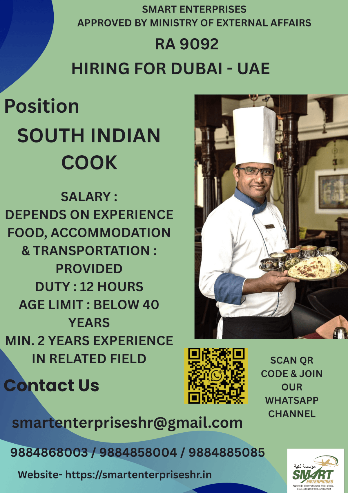 URGENT REQUIREMENT FOR DUBAI