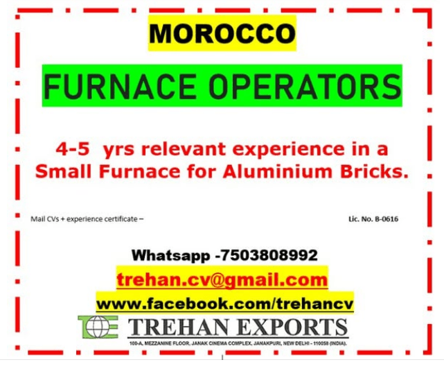 FURNACE OPERATORS FURNACE OPERATORS