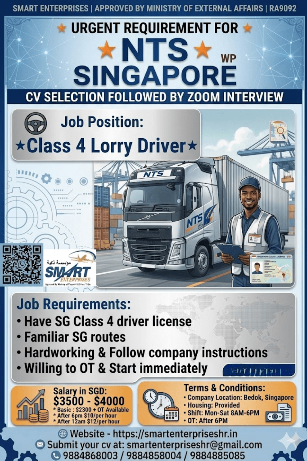 Class 4 lorry Driver*