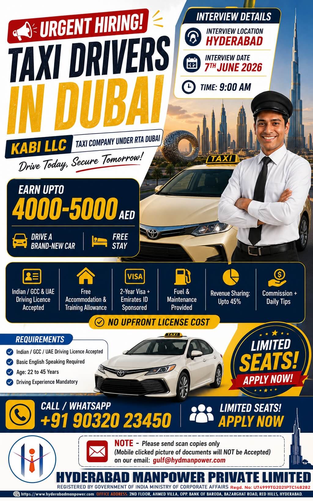 Hiring for UAE