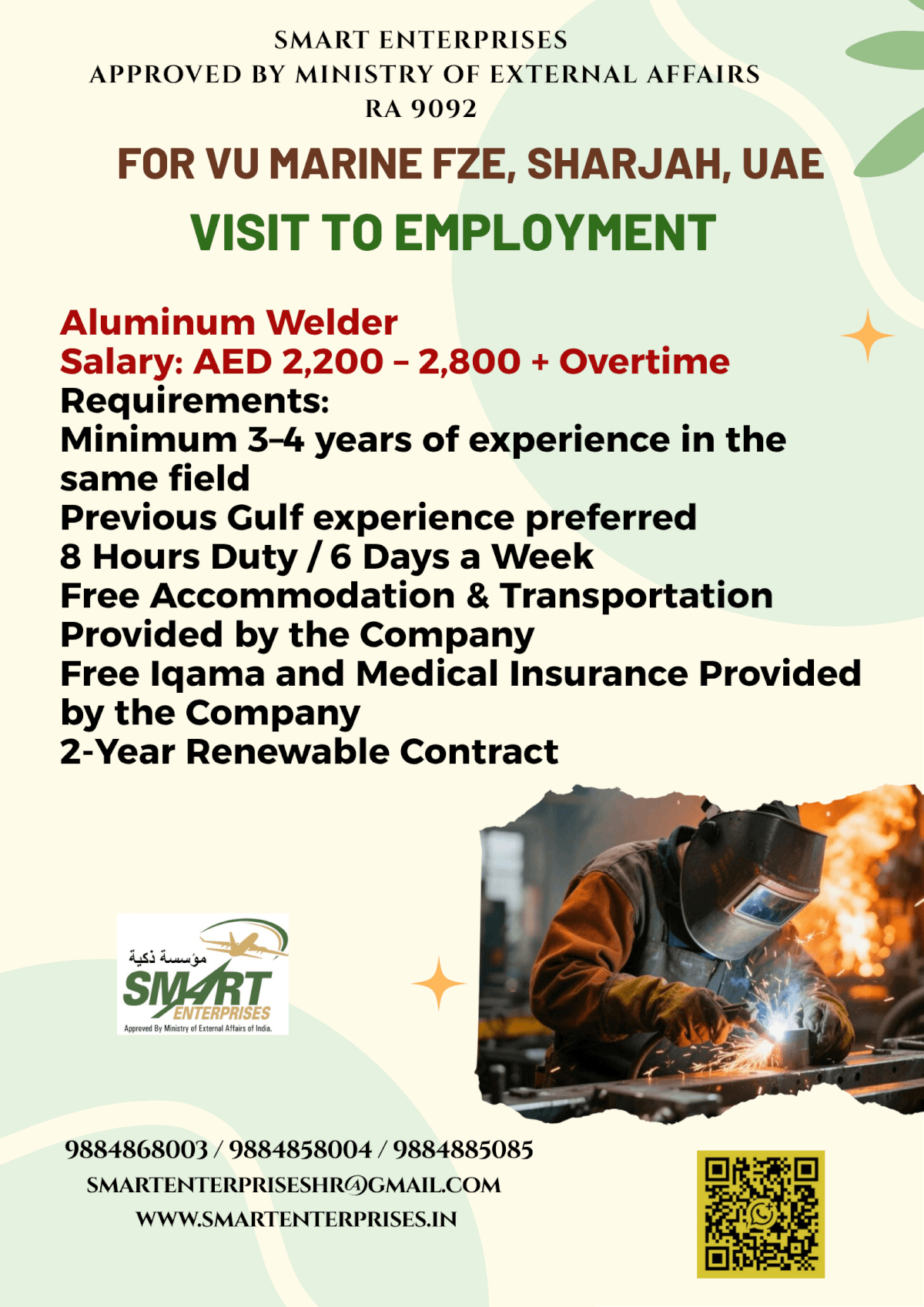 HIRING FOR UAE