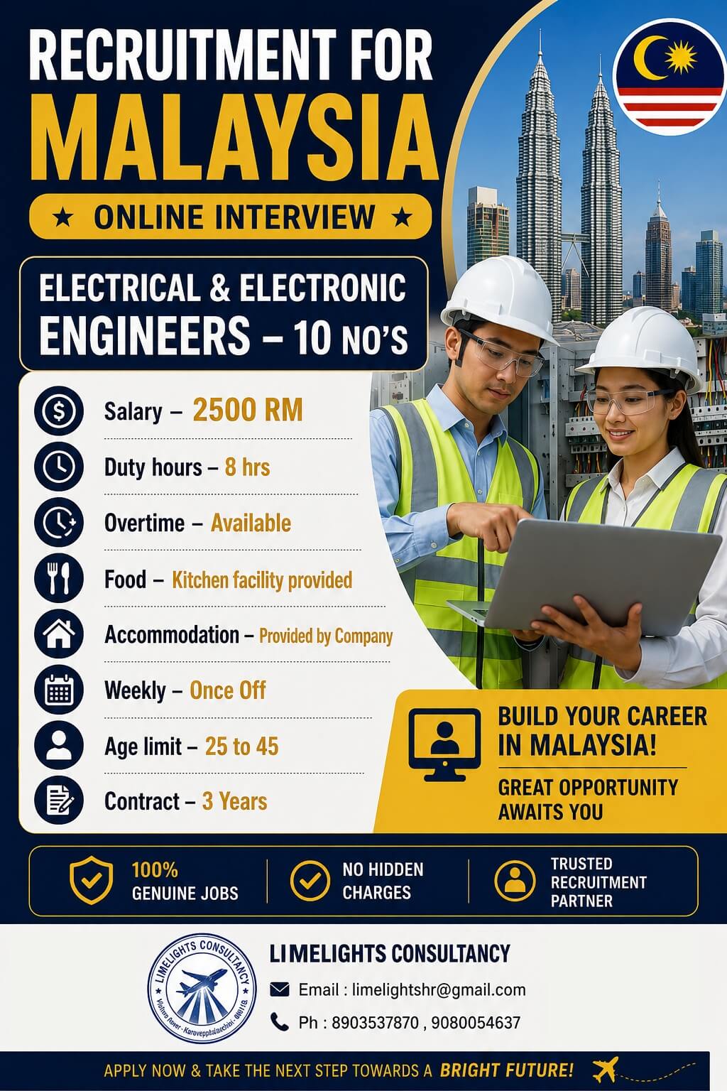 Wanted for Malaysia