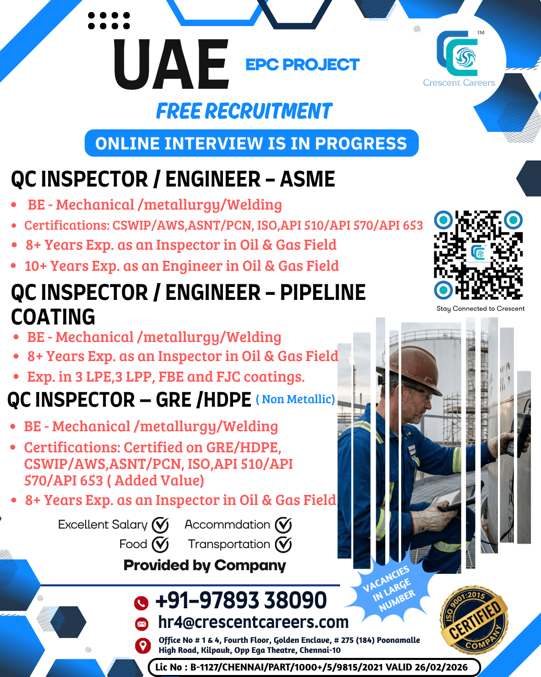 RECRUITMENT FOR UAE COUNTRY