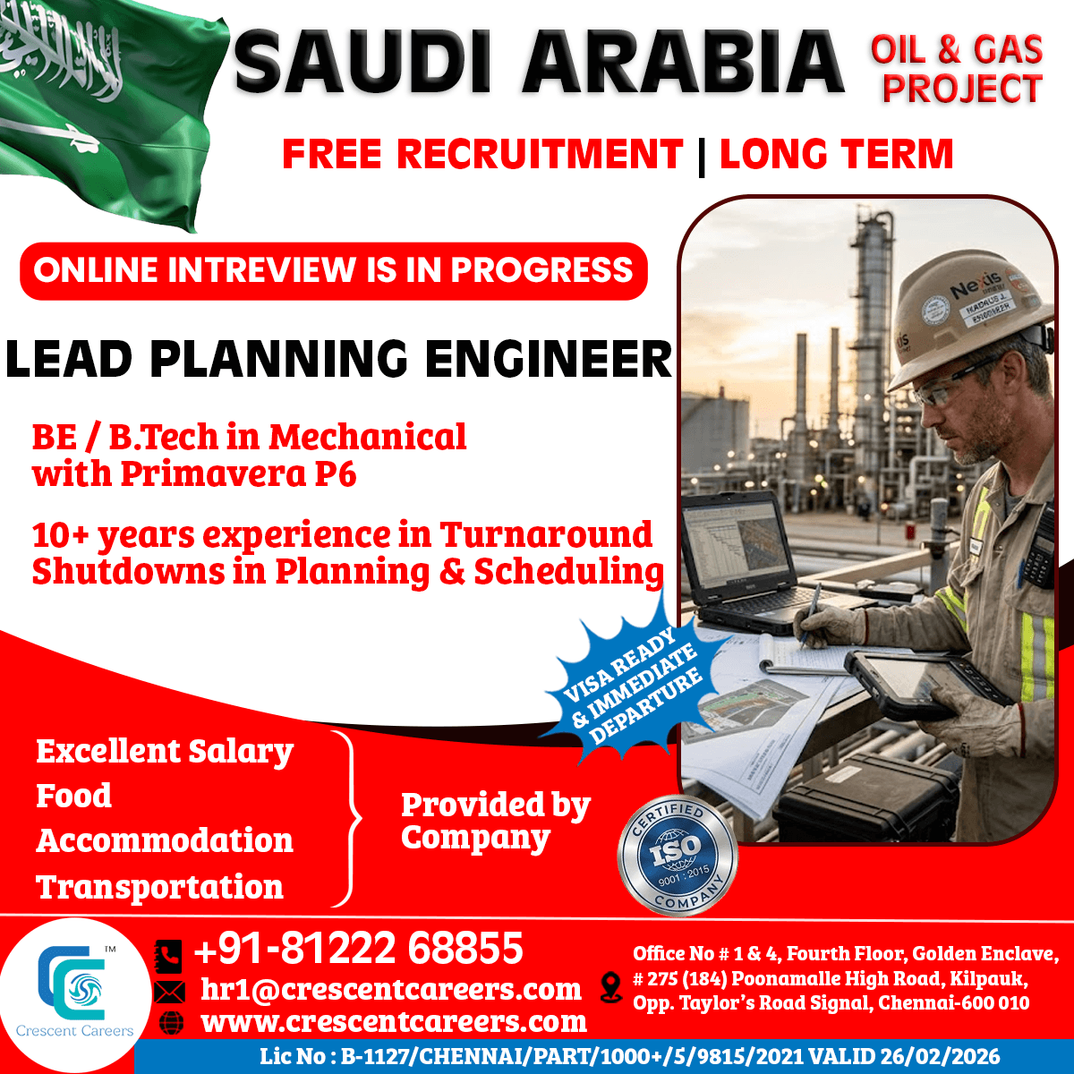 LEAD PLANNING ENGINEER LEAD PLANNING ENGINEER