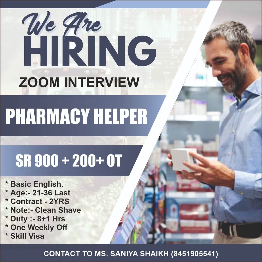 URGENT HIRING FOR SAUDI ARABIA URGENT HIRING FOR SAUDI ARABIA