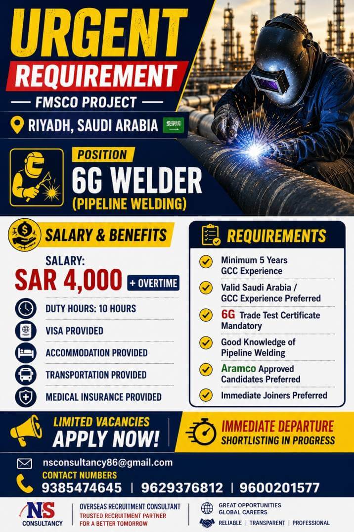 LEADING FMSCO COMPANY REQUIREMENT FOR SAUDI ARABIA LEADING FMSCO COMPANY REQUIREMENT FOR SAUDI ARABIA