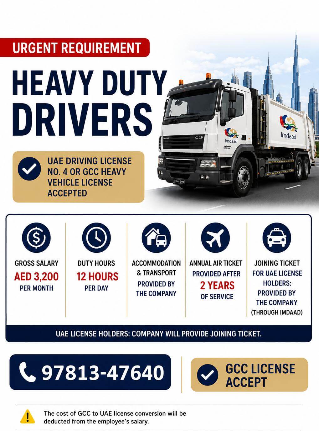 Urgent hiring for Dubai Urgent hiring for Dubai