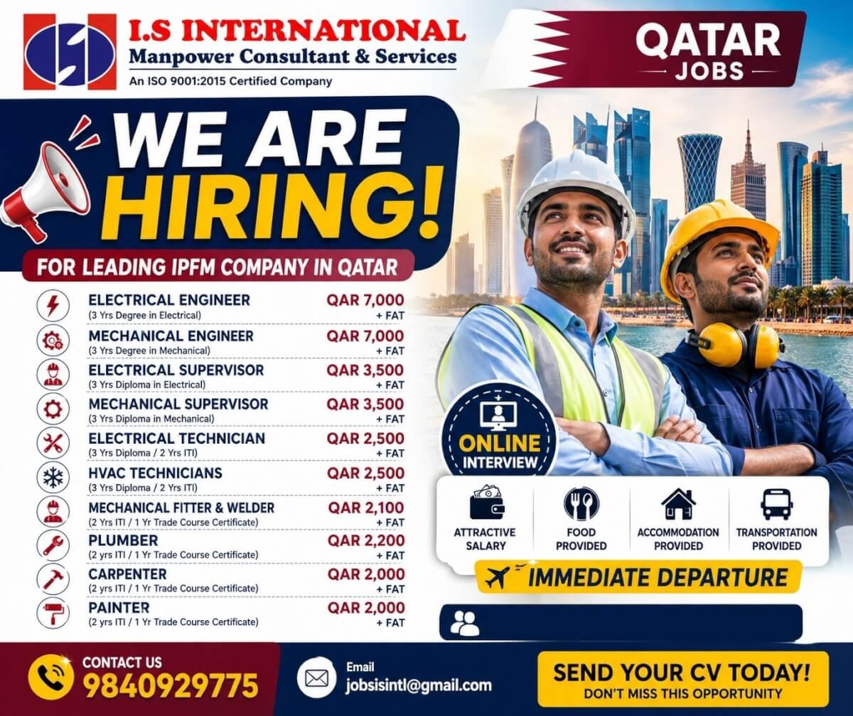 REQ FOR IPFM COMPANY IN QATAR