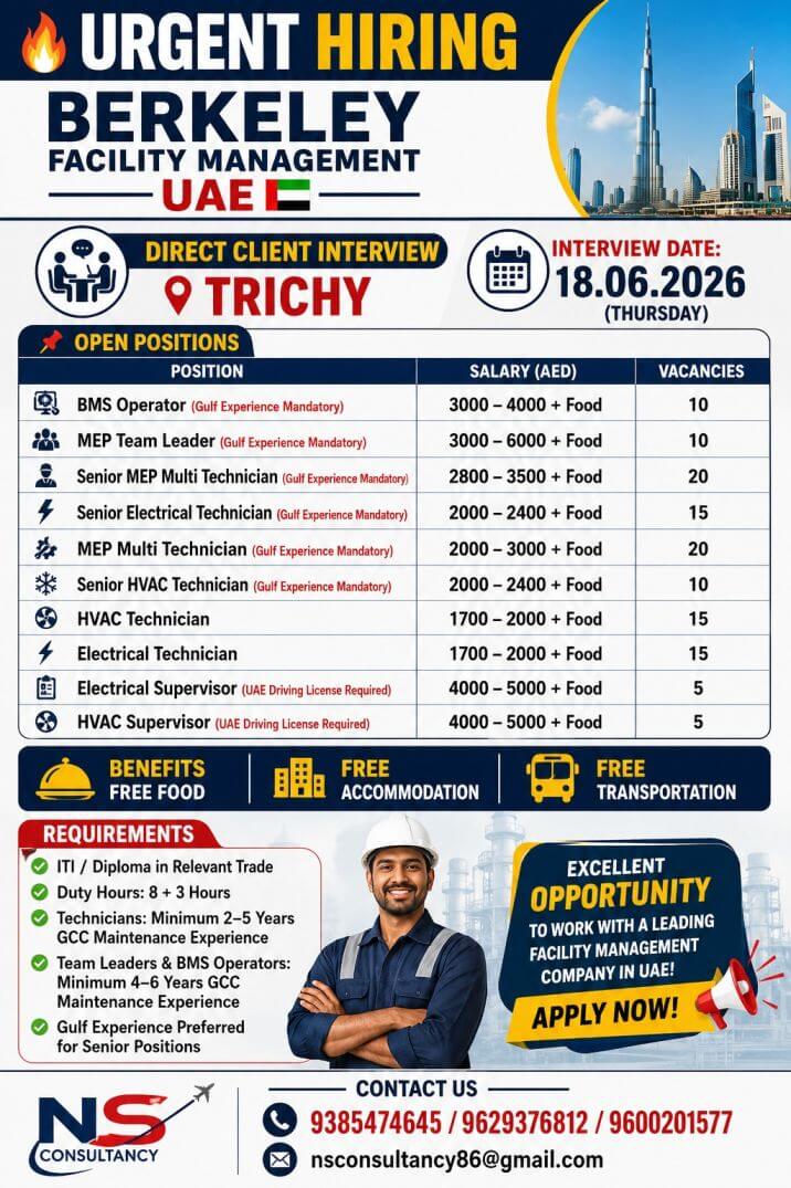 LEADING BERKELEY FACILITY MANAGEMENT COMPANY REQUIREMENT FOR DUBAI LEADING BERKELEY FACILITY MANAGEMENT COMPANY REQUIREMENT FOR DUBAI