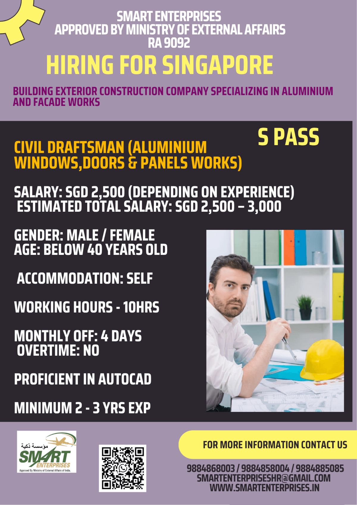 HIRING FOR SINGAPORE