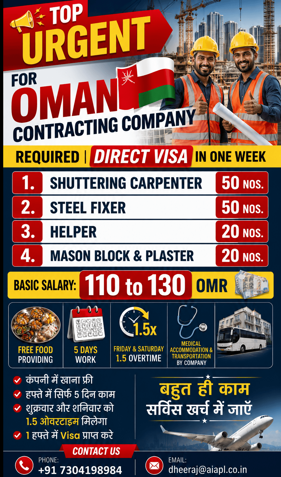 ? Urgent Hiring for Oman – Immediate Opportunities! ??