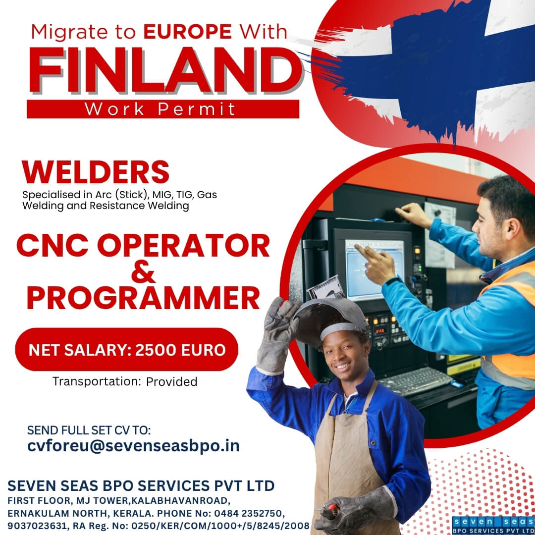 MIGRATE TO EUROPE WITH FINLAND WORK PERMIT