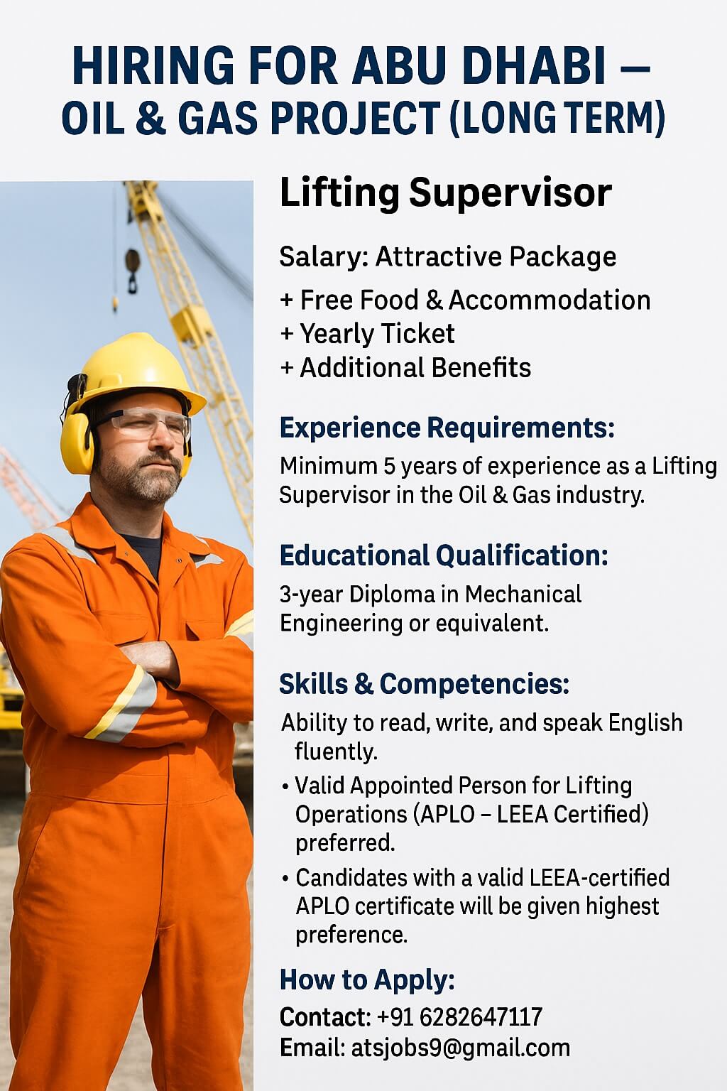 Lifting Supervisor Lifting Supervisor