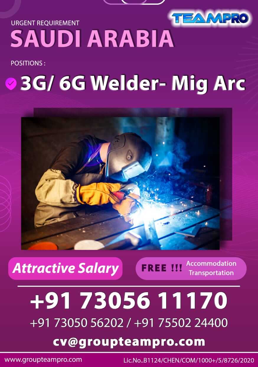 structural steel fabricator,3G/6G Welder
