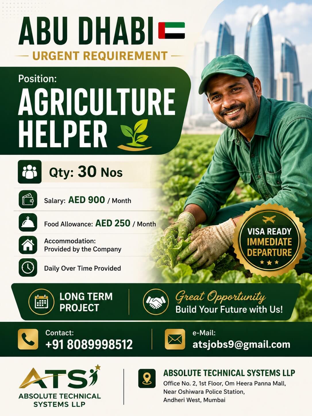Agricultural Helpers for Abu Dhabi Agricultural Helpers for Abu Dhabi