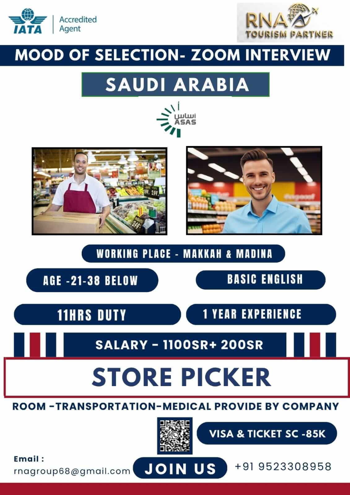 STORE PICKER ( SUPERMARKET)